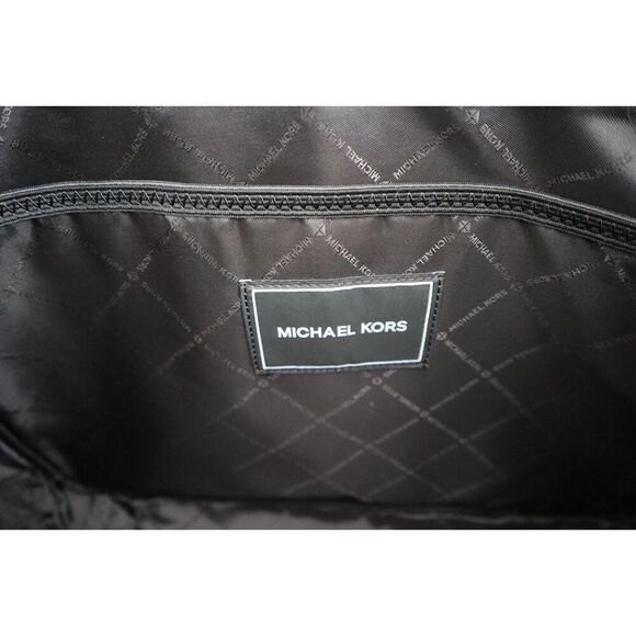 Michael Kors 87S5SEVA4B Unisex Black Monogram Everett Briefcase - Picture 10 of 13